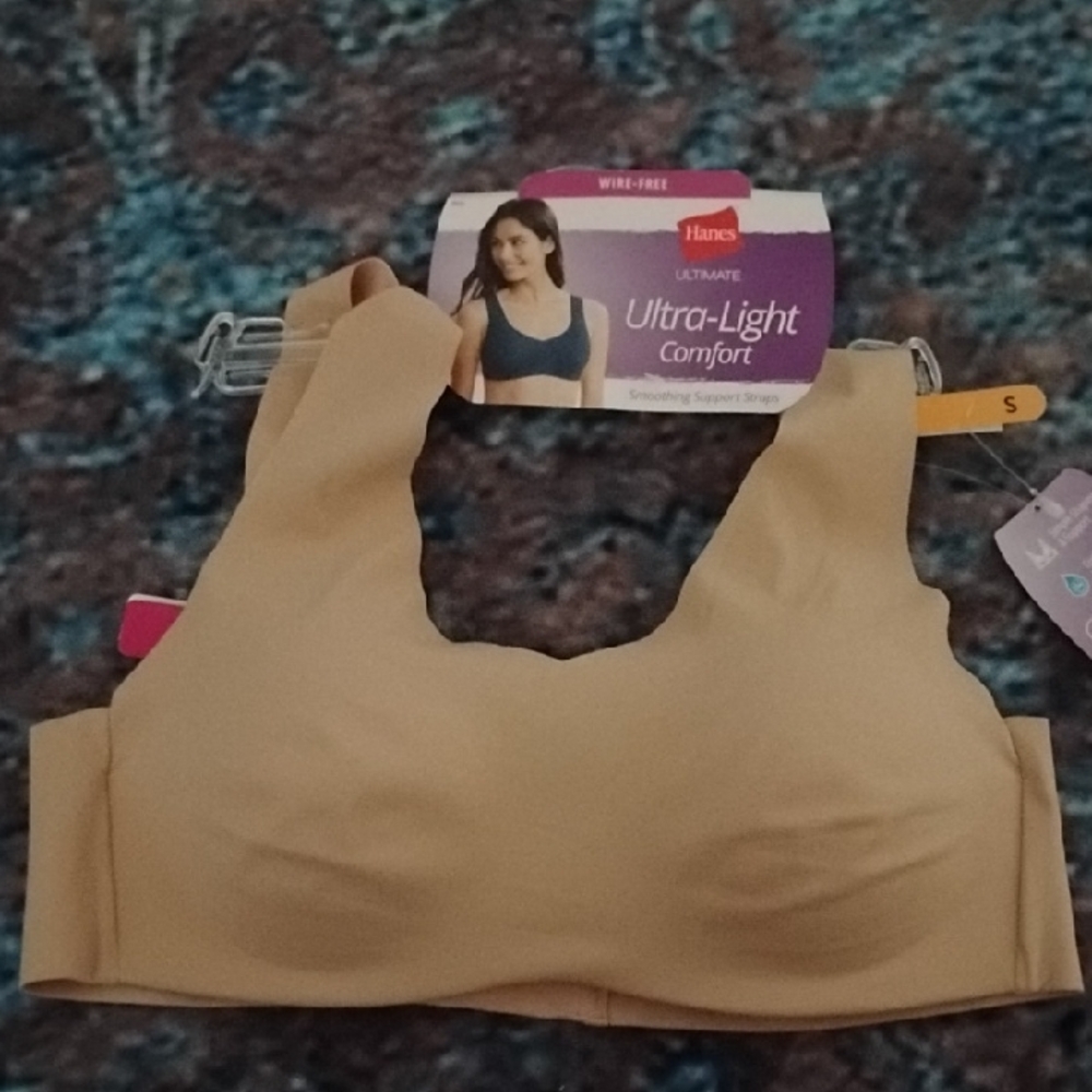 Hanes Ultra-Light Comfort Bra - Tan